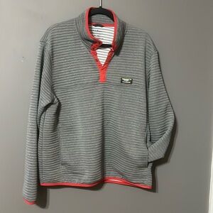 Heather Gray with red trim